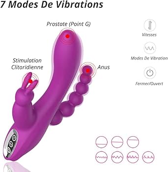 Vibrador 3 en 1 Point rabbit