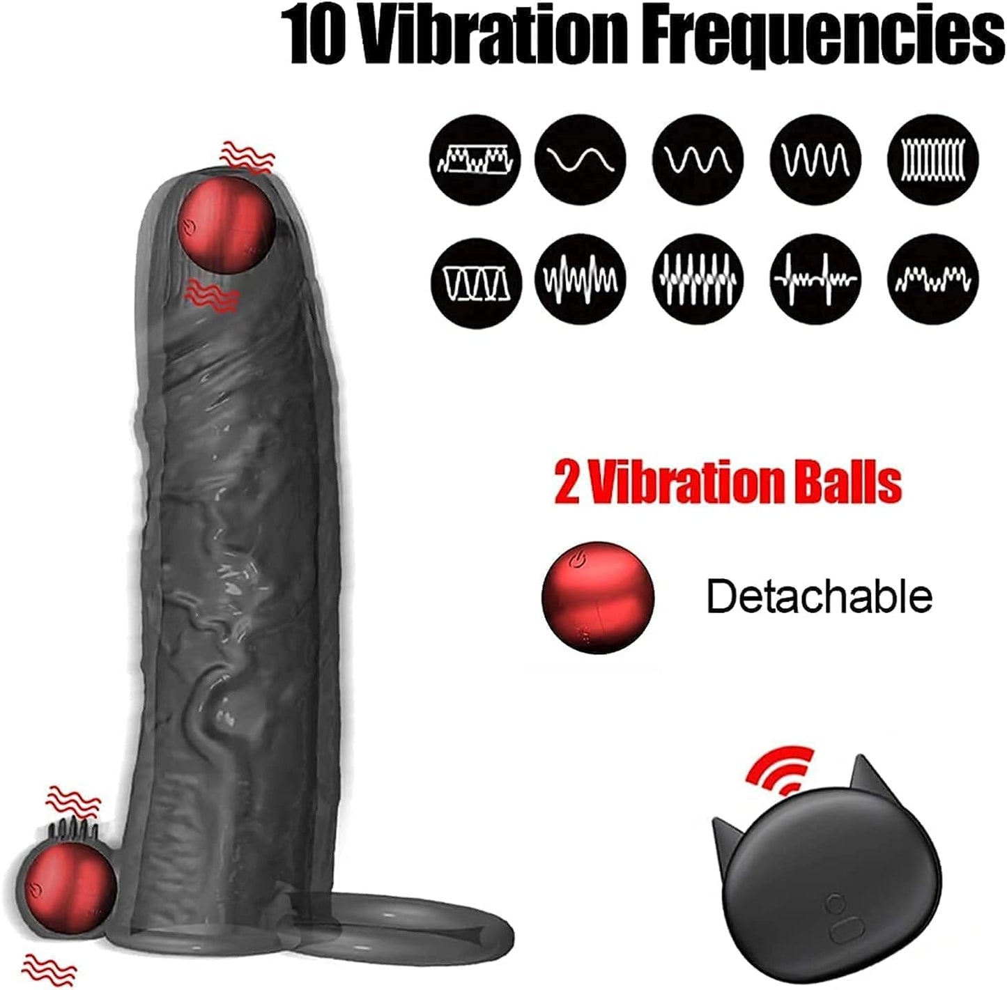 Condon Vibrador con Control Remoto